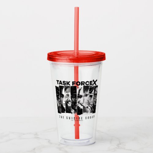 The Suicide Squad  Task Force X Acrylic Tumbler