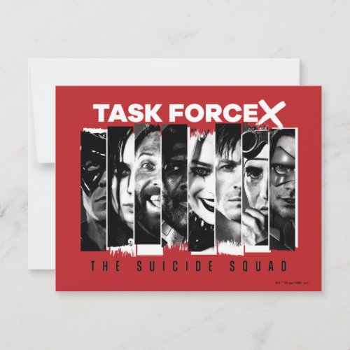 The Suicide Squad  Task Force X Note Card