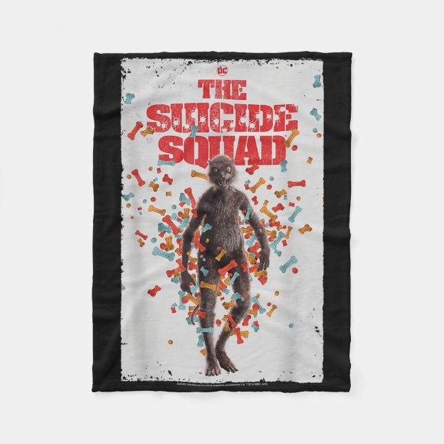 The Suicide Squad Weasel Poster  Fleece Blanket (Front)