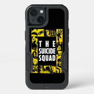 The Suicide Squad   Yellow & Black Icon Blocks iPhone 13 Case
