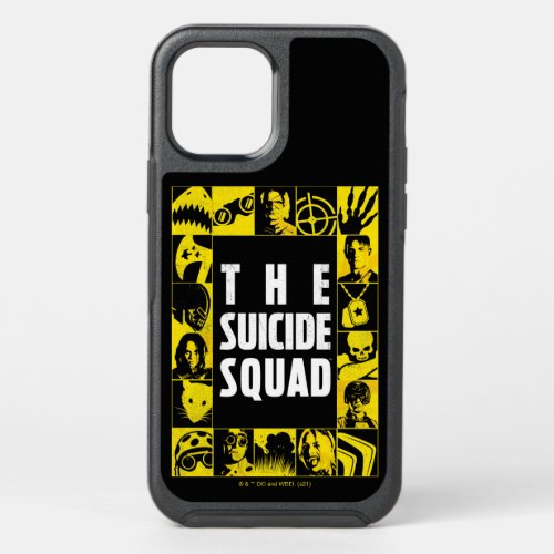 The Suicide Squad  Yellow  Black Icon Blocks OtterBox Symmetry iPhone 12 Case