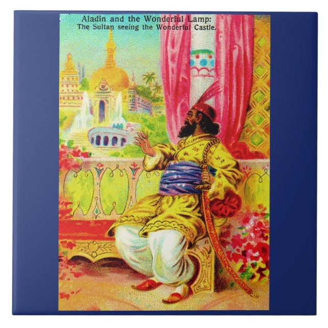 The Sultan Ceramic Tile (Front)