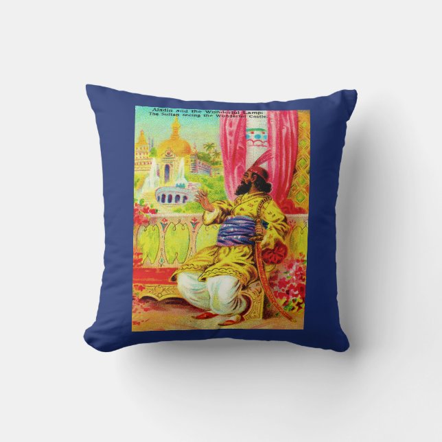 The Sultan Throw Pillow (Front)