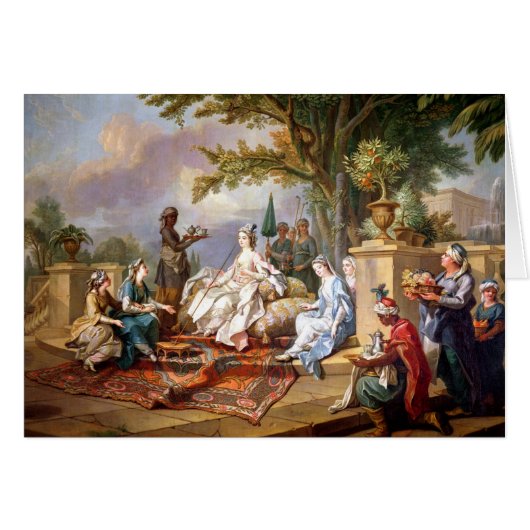 The Sultana Served by her Eunuchs Cards (Front Horizontal)