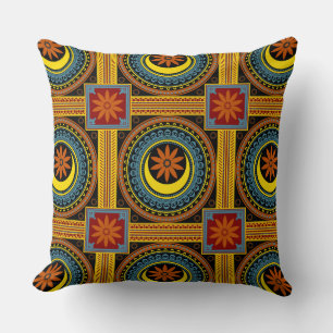 The Sultan's Dream: Oriental Mandala Comfort Throw Pillow