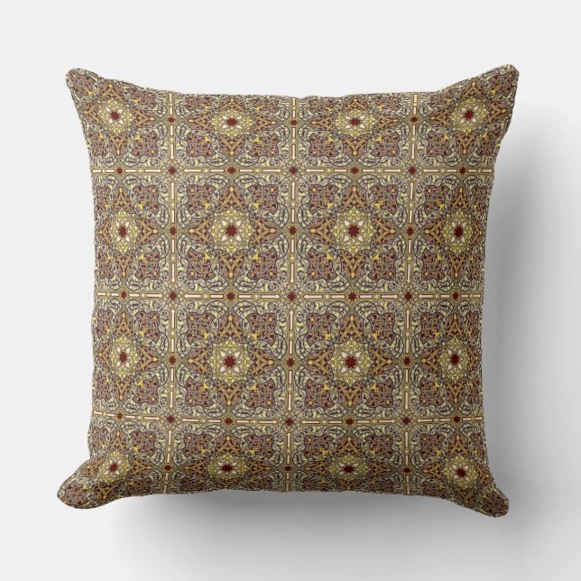 The Sultan's Garden Ornamental Throw Pillow (Front)