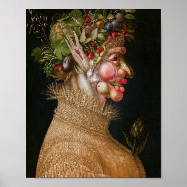 The Summer, Arcimboldo Poster (Front)