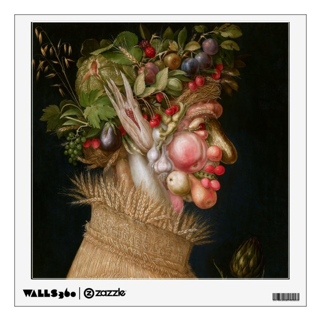 The Summer, Arcimboldo Wall Decal (Front)