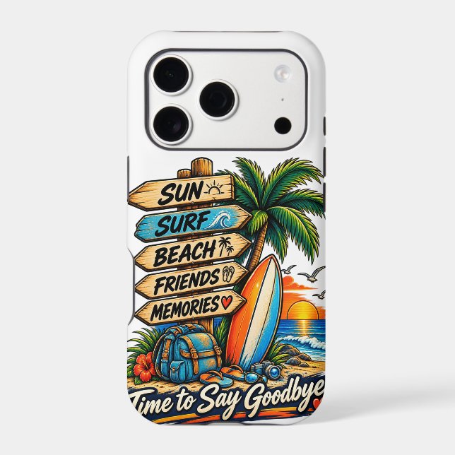 The Summer Goodbye iPhone Case (Back)