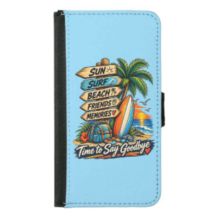 The Summer Goodbye Samsung Galaxy S5 Wallet Case