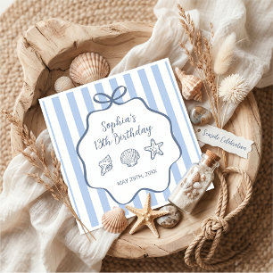 The Summer Hand Drawn Birthday Party Napkins