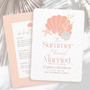The Summer I Turned Married Bachelorette Weekend Invitation