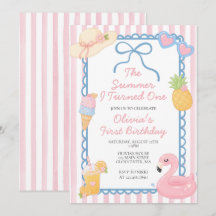 The Summer I Turned One Coastal first birthday