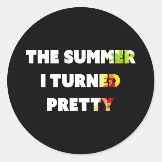 The Summer I Turned Pretty Classic Round Sticker