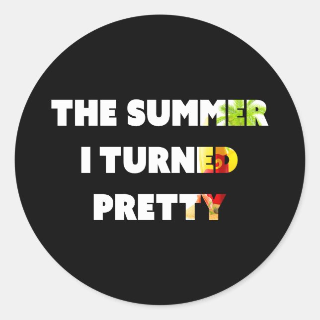 The Summer I Turned Pretty   Classic Round Sticker (Front)