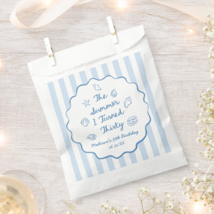 The Summer I Turned Thirty 30th Birthday Party Favor Bag