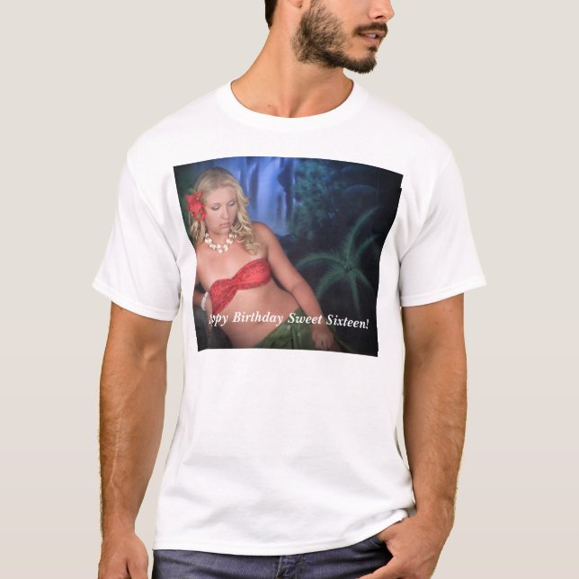 The Summer Surf, Weigand, C896-t, Happy Birthda... T-Shirt (Front)