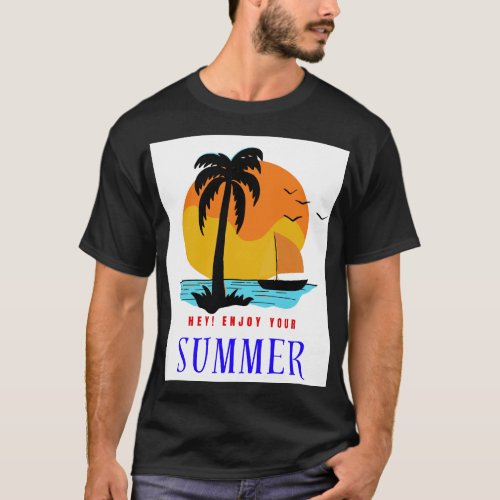 The summer t_shirt Design 