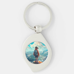 The Summit in Her Soul Anime Hiker Girl Keychain