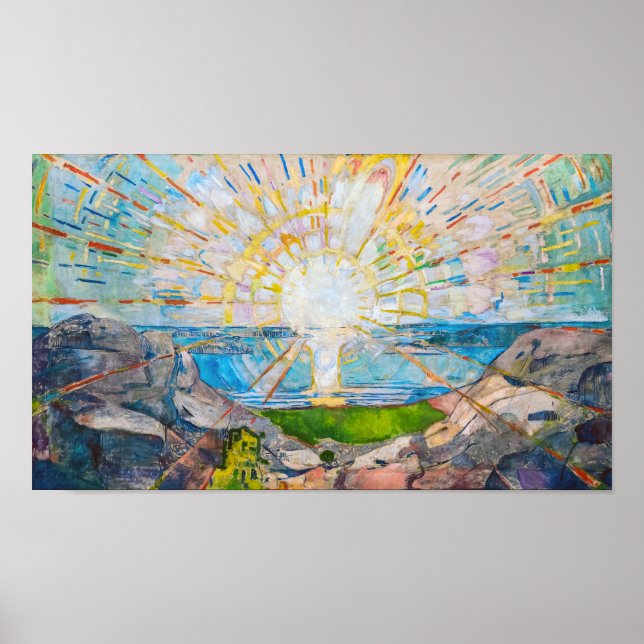 The Sun 1909 | Edvard Munch | Poster (Front)
