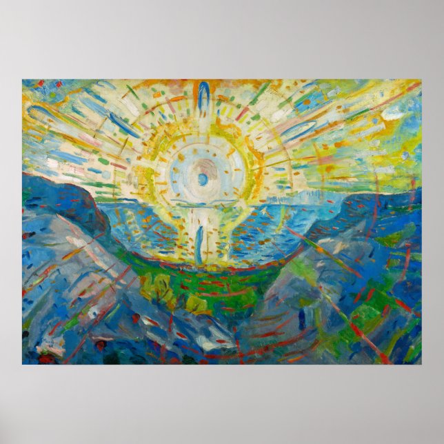 The Sun, 1912 by Edvard Munch Poster (Front)