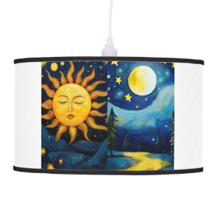 The Sun and the Moon  Ceiling Lamp