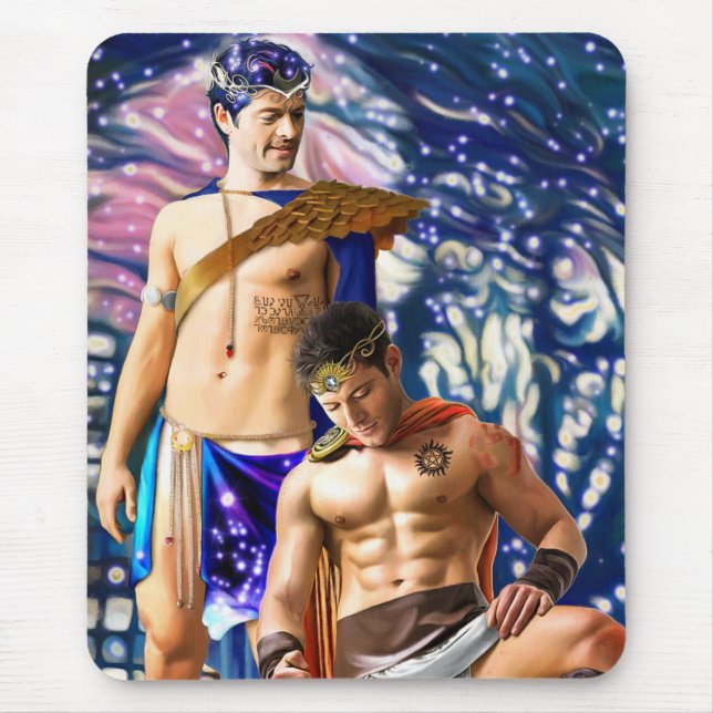 The Sun And The Moon Mouse Pad (Front)