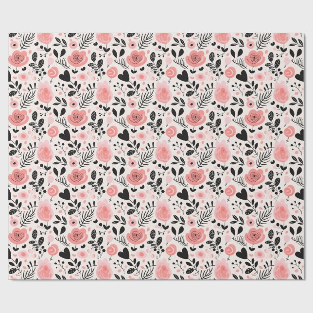 The Sun And The Wildflower, A Perfect Match Wrapping Paper (Flat)