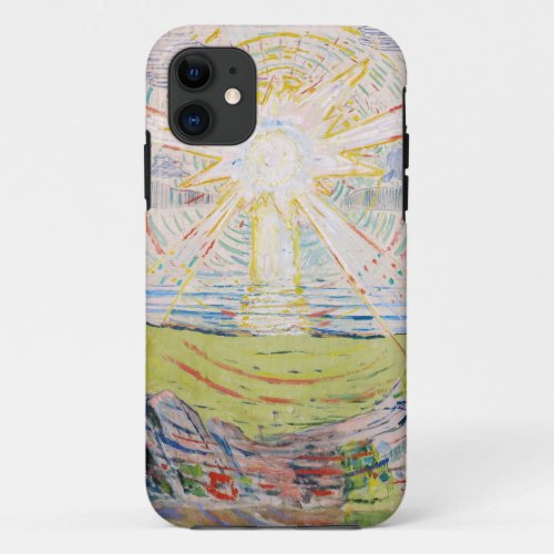 The Sun by Edvard Munch iPhone 11 Case