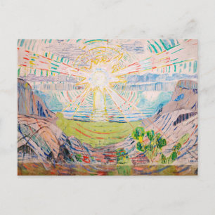 The Sun by Edvard Munch Postcard