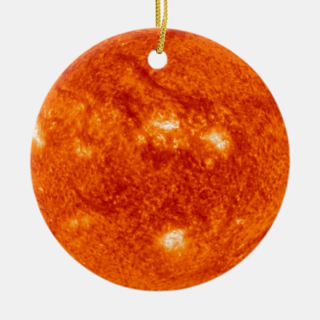 The Sun Ceramic Ornament (Front)