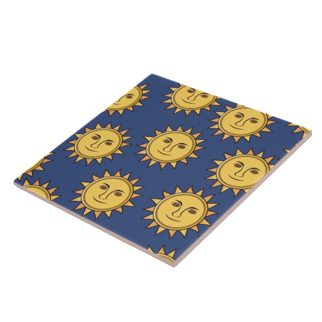 The Sun Ceramic Tile (Side)