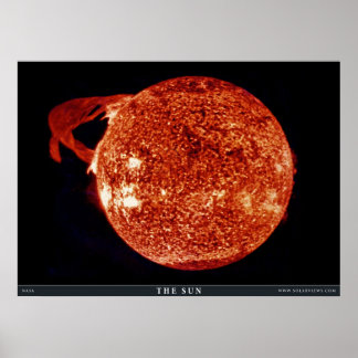 The Sun - Colossal Solar Prominence Poster