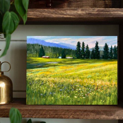 The Sun Drenched Meadow Acrylic Wall Art