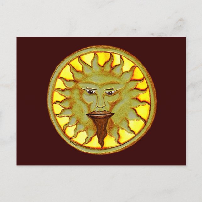 The Sun God (Ra) Postcard (Front)