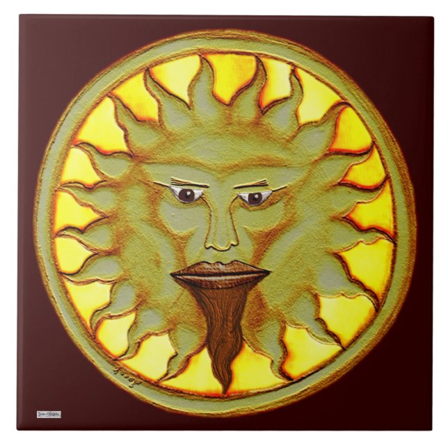 The Sun God (Ra) Tile (Front)