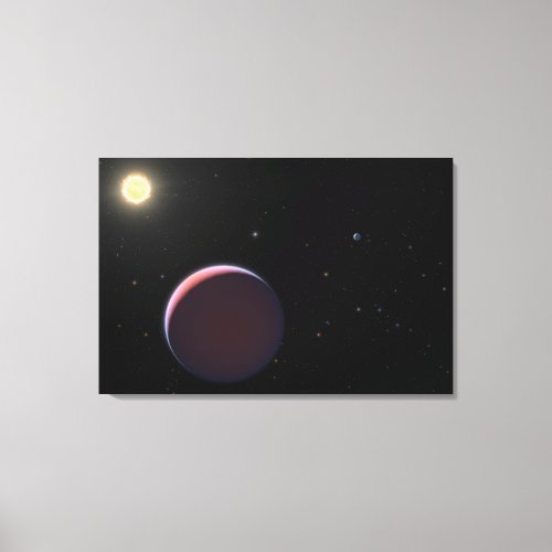 The Sun_Like Star Kepler 51  Three Giant Planets Canvas Print