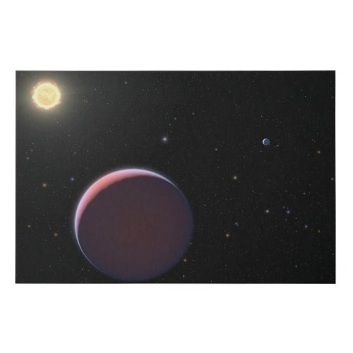 The Sun_Like Star Kepler 51  Three Giant Planets Faux Canvas Print