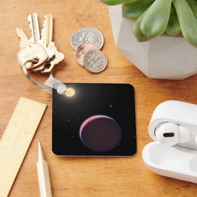 The Sun-Like Star Kepler 51 & Three Giant Planets. Keychain (Desk)