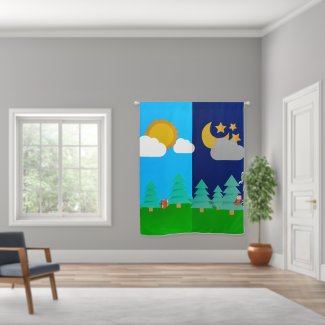 The Sun & Moon in the woods 
