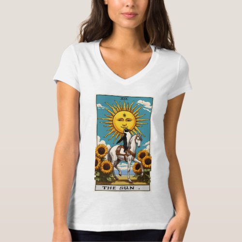 The Sun Penguin Tarot T_Shirt