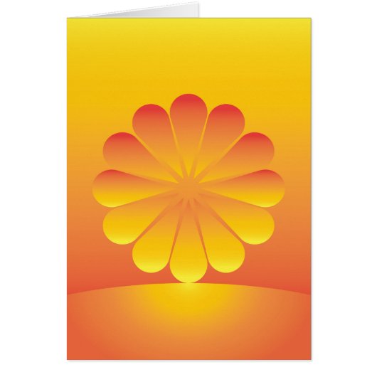 the sun rises cards (Front)