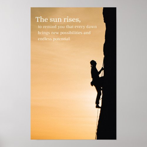 The Sun Rises Poster