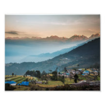 The Sun Rising over Sermathang Village