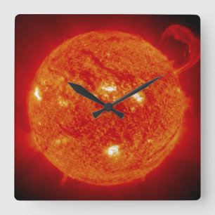 The Sun Square Wall Clock