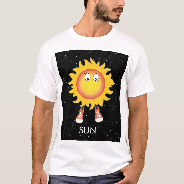 The Sun & Stars in Space T-Shirt (Front)