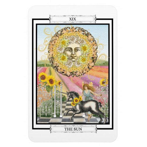 The Sun Tarot Card Magnet