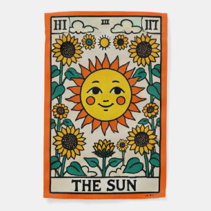 The Sun Tarot Card Sunshine                        Garden Flag