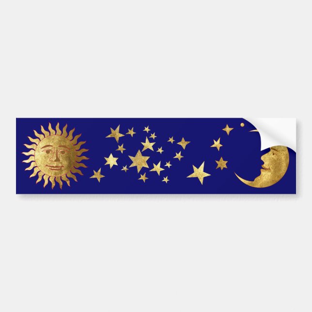 The Sun, the Stars, the Moon Bumper Sticker (Front)