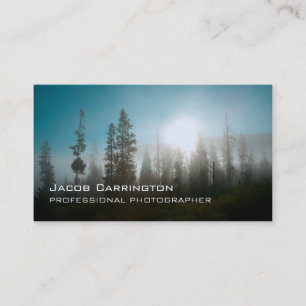The Sun Through the Mist Business Card
